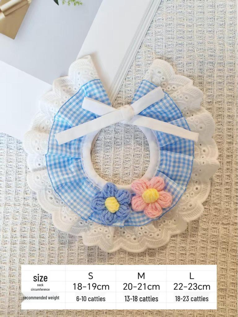 Country Style Cotton Bib for Cats and Dogs