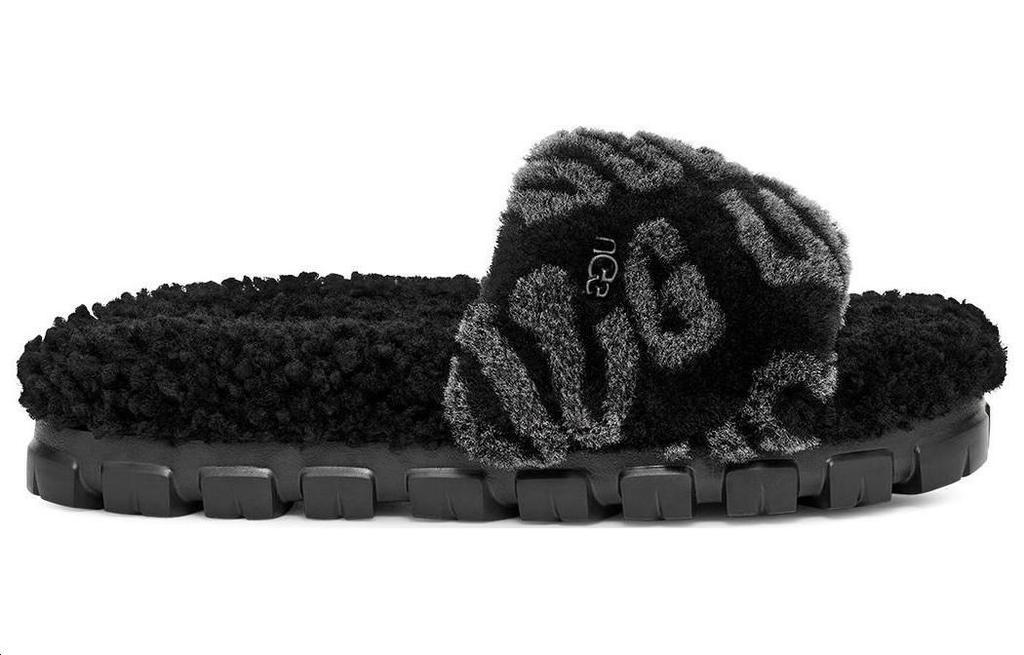 UGG Logo Slides 'Black' Women's 1148770-BLK