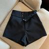 Chic High-Waisted A-Line Pants - Women's Street Style Autumn/Winter, Slimming Wide Leg Casual Trousers