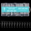 240pcs XXL Stiletto False Nails Press On Acrylic Nail French Half Cover Gel Tips Fake Tips Manicure Supplies DIY Extension Tools