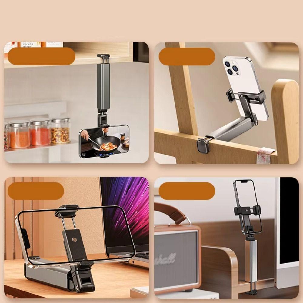 Folding Mobile Phone Holder Stretchable Adjustable Phone Stand  Video Meeting Live