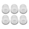 30pcs Earmold Locks Small Plastic Soft Transparent Earmold Tubing Locks Accessories