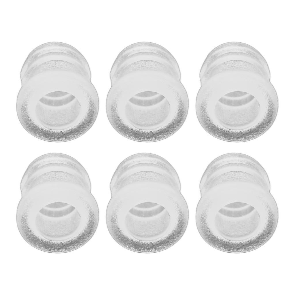 30pcs Earmold Locks Small Plastic Soft Transparent Earmold Tubing Locks Accessories