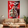 Mike Tyson Tapestry Boxing Champion Poster Printed Wall Hanging Carpets Bedroom Or Home Decoration Party Backdrop