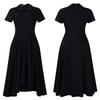 Summer Fashion Temperament High Waist Banquet Swing Dress Elegant Party Dress