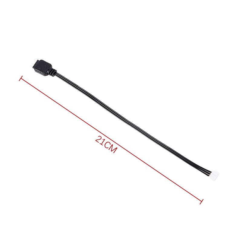 Coolmoon Adapter Cable For 5V 3-Pin Argb Interface Devices Compatible With Argb Led Strips