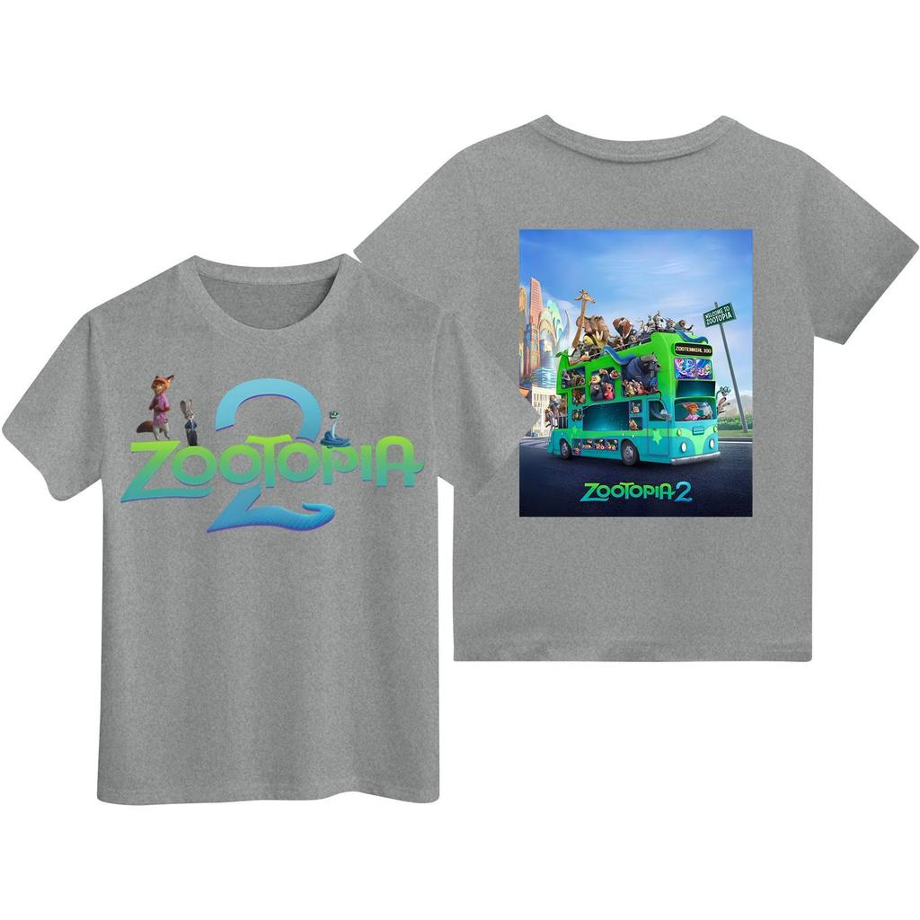 Children's Casual Fashion Cartoon Print Short-sleeved T-shirt Top