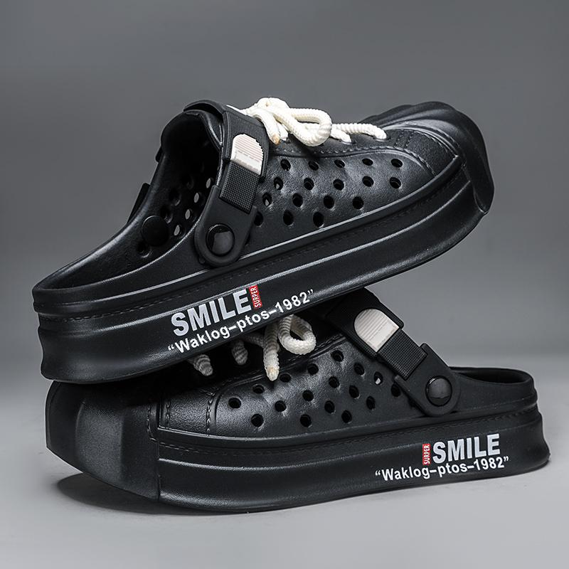 Мода Модные мужские пляжные сандалии Сабо для отдыха Удобные домашние тапочки Трендовая — фото 5