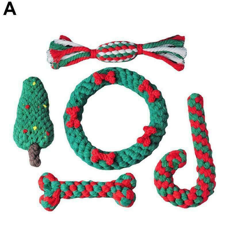 Buy Dog Rope Toys Kit Tough Strong Chew Knot Ball Pet Puppy Rope x 1