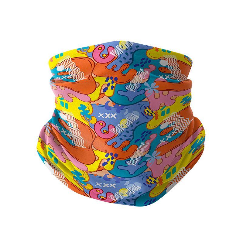 

Children s Ice Silk Magic Headband Outdoor Sports Cycling Sun Protection Mask Cold Feeling Windproof Scarf Print Cartoon Scarf YF-1001 One size