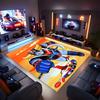 1pc UFO Robo Grendizer1 Print Area Rug - Soft, Washable Non-Slip Indoor Mat for Office Chairs, Living Room, Home Office Decorative Rug