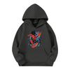 Kids Long Sleeve Pullover Hoodie with Pocket Letter Print Loose Fit Top