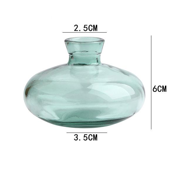 Classic Creative Vase Top Quality Glass Transparent Hydroponic Vase Living Room Flower Vase Home Decoration