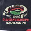 [New Era] Cap 59FIFTY Cleveland Indians MLB MUNICIPAL STADIUM FITTED CAP CLEVELAND INDIANS Black Hat 5950 SIDE PATCH Side Patch Sz 7 [Used]
