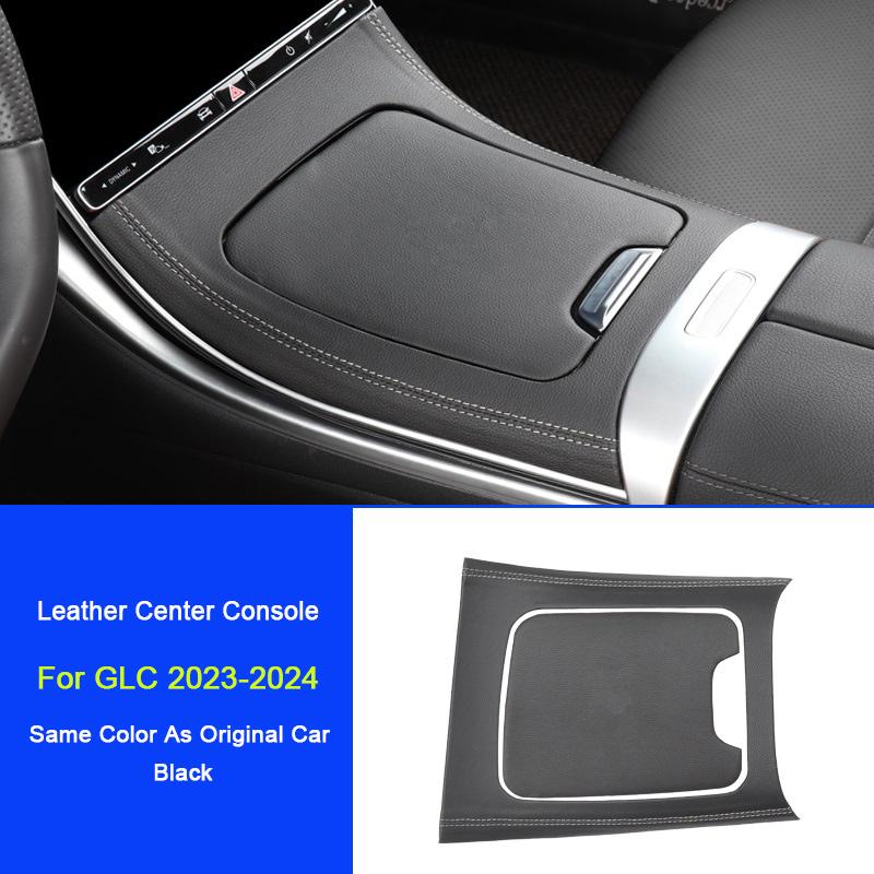 

For Mercedes Benz C Class W206 GLC X254 2024 Car Central Silding Lid Panel Armrest Box Trim Cover Rear Air Outlet Vent K-Center GLC 23-24