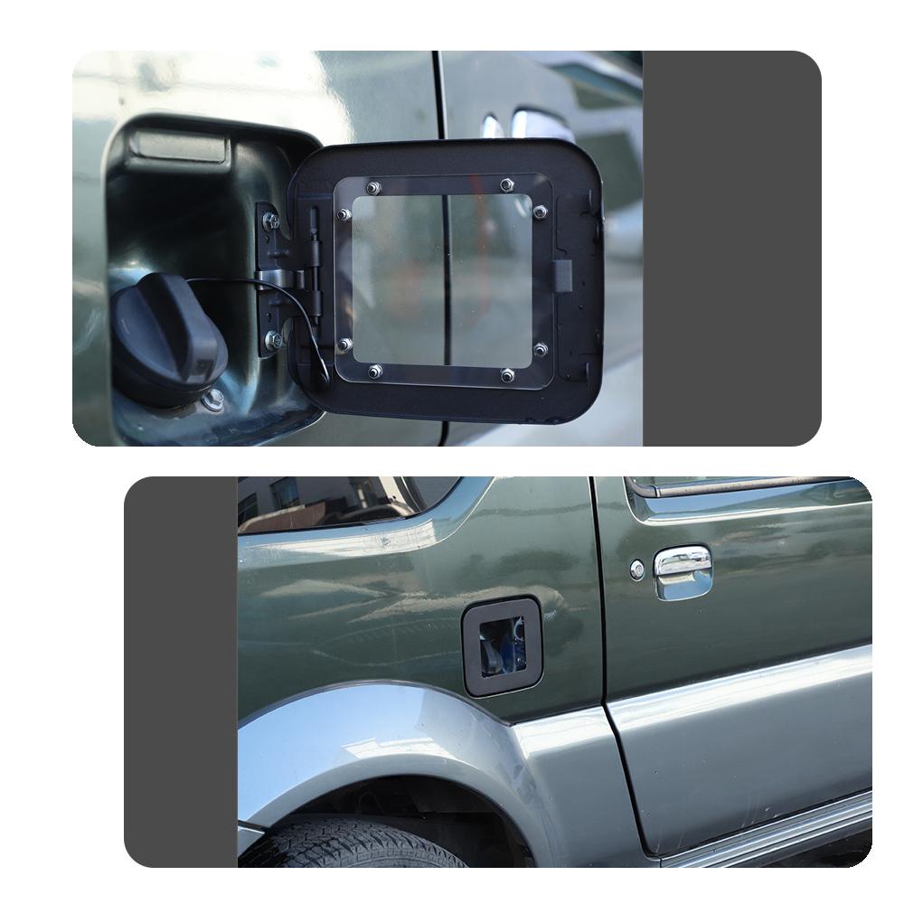 Dvířka palivové nádrže Dekorace víčka víčka palivové nádrže Vhodné pro Suzuki Jimny 2007-2017 Autopříslušenství