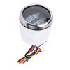 52mm 2 in 1 Digital Water Temperature Voltage Gauge with White Backlight Car Boat Water Temp Voltmeter for Cars RVs Trucks Ships