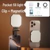 Magnetic Phone Fill Light with Stand - Portable High Brightness Photography Lighting for Live Streaming.