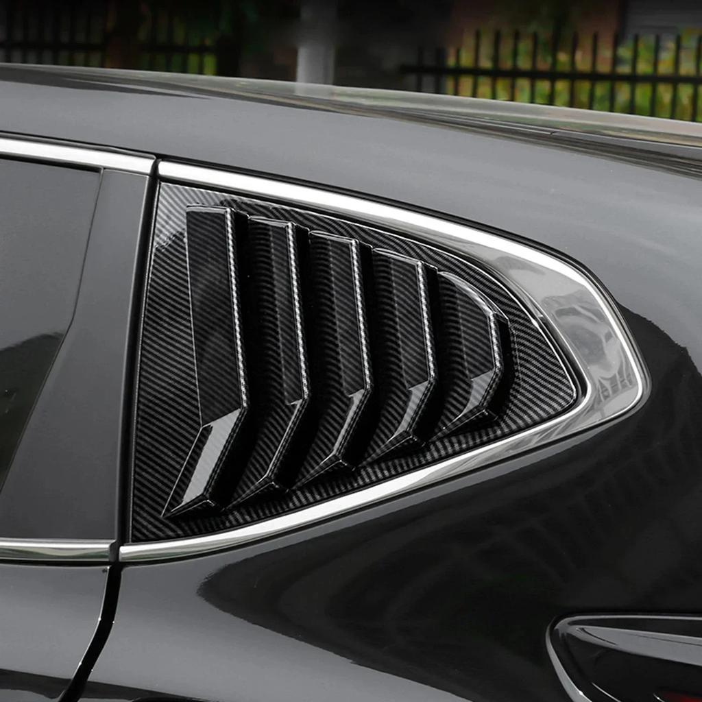For Honda CR-V CRV 2017 2018 2019-2022 ABS Plastic Rear Window Quarter Louver Cover Side Vent Trim Car Adhesive Accessories