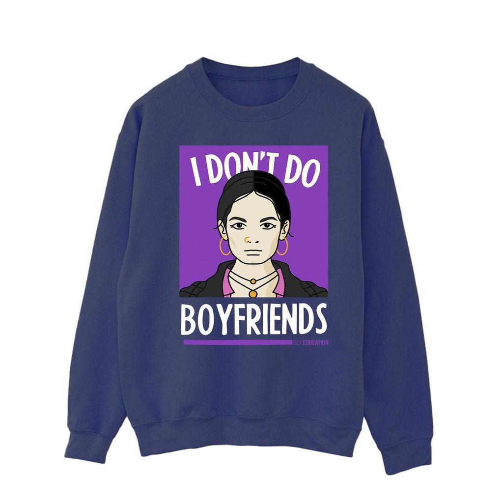 Netflix Mens Sex Education I Don´t Do Boyfriends Sweatshirt
