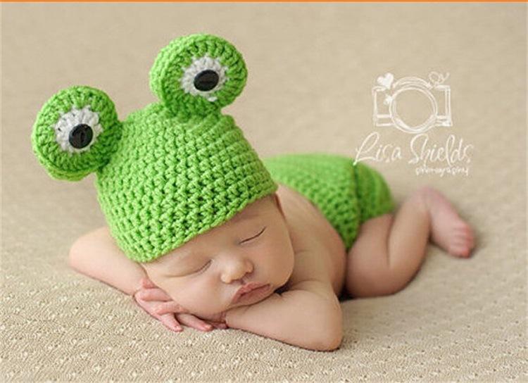 New 100-day Baby Photo Costume Full Moon Korean Style Knitted Creative Art Photo Baby Costume
