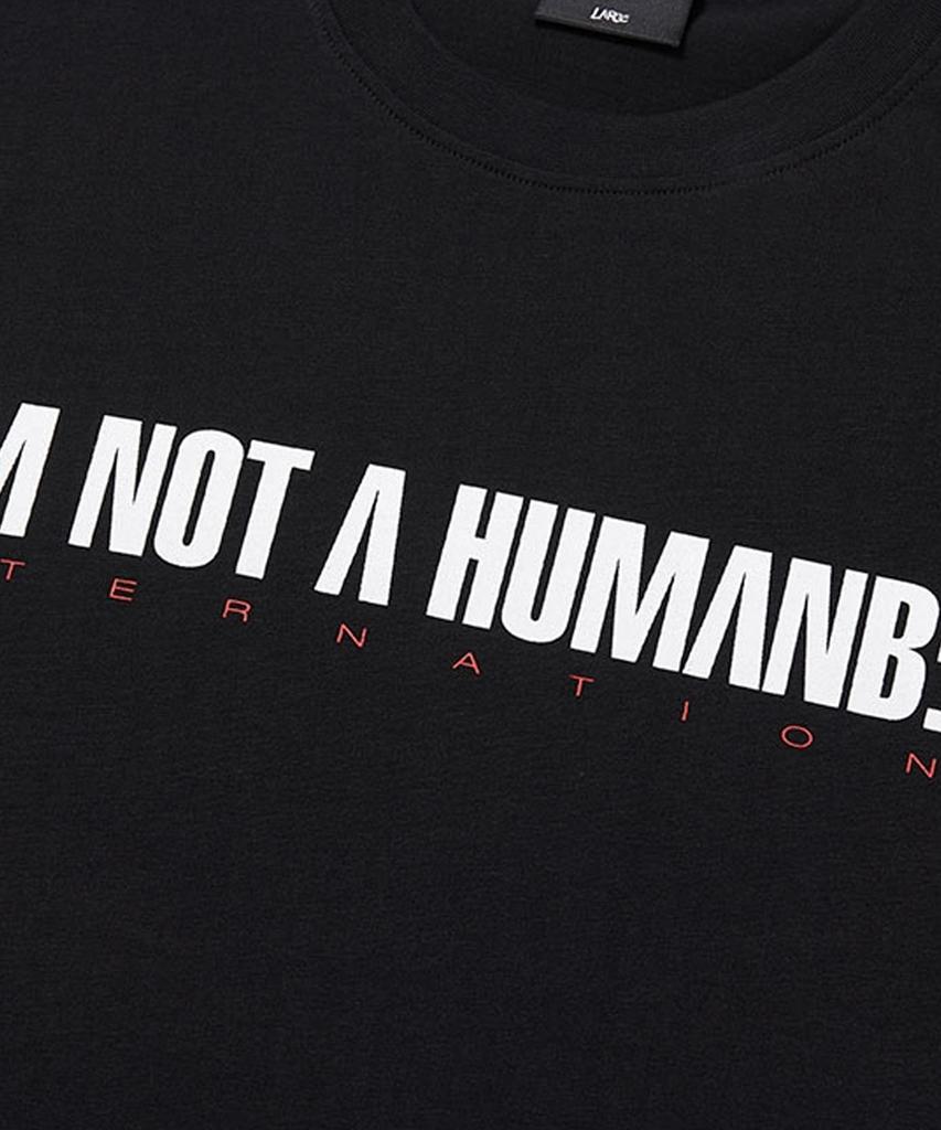 Aimnaseohyumeonbiing I Am Not A Humanbeing Short Sleeve T-Shirt - Black