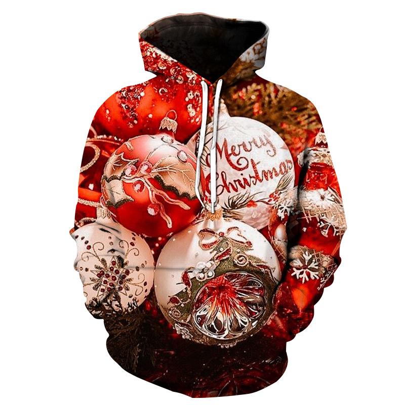 Men's Christmas Tree Series Hoodies 3D Print Women Hooded Long Sleeve Sweatshirts Autumn/Winter Holiday Party Tracksuit Y2k Coat
