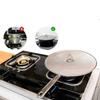 2PCS 25CM/29CM/33CM Kitchen Tool Fine Mesh Splash Guard Cover Lid with Handle Splatter Screen Anti Grease Frying Pan Oil Splash Guard Gadget