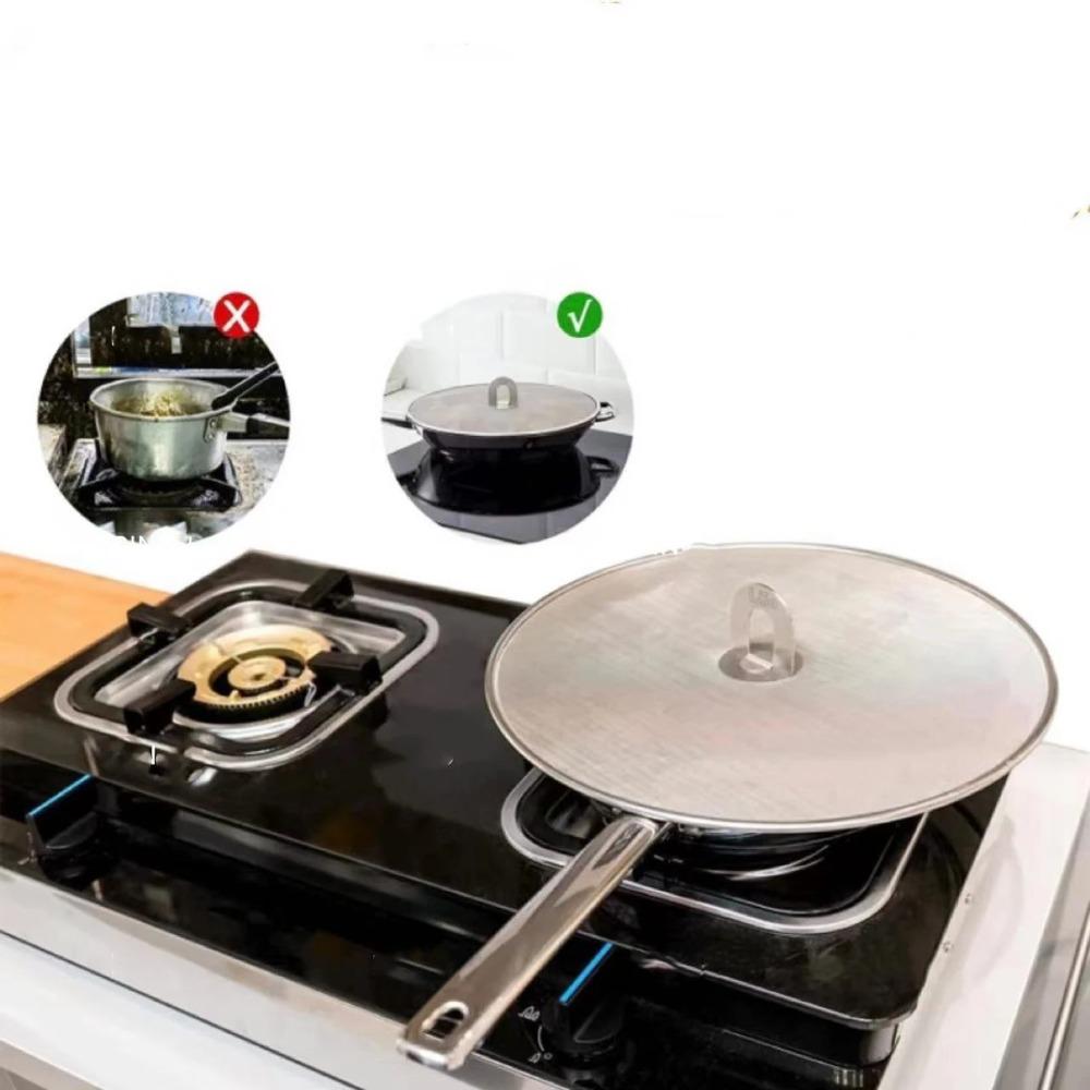 2PCS 25CM/29CM/33CM Kitchen Tool Fine Mesh Splash Guard Cover Lid with Handle Splatter Screen Anti Grease Frying Pan Oil Splash Guard Gadget