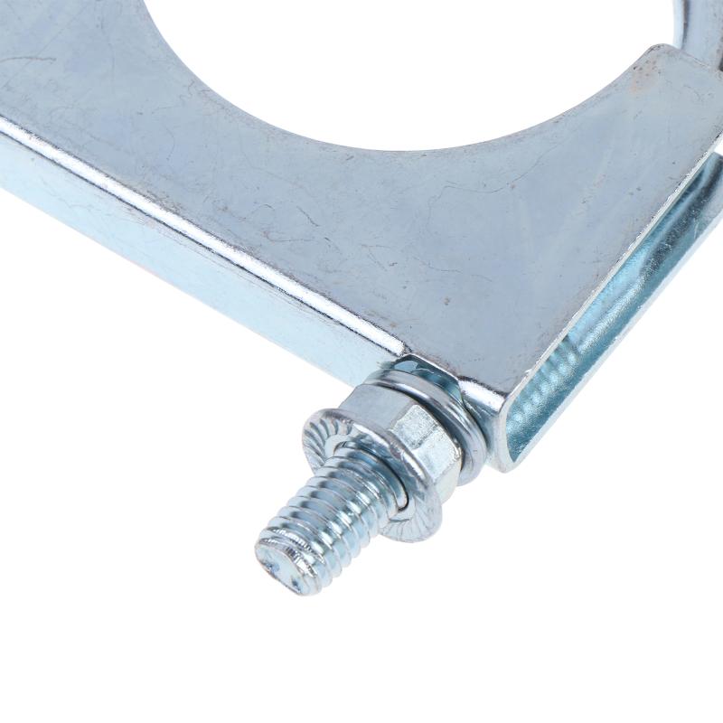 2.5 Inch Automobile Exhaust Clamp With Hanger Hook Rear Muffler Hanger Tool Adjustable Fastening Bracket For Car Exhaust Systems