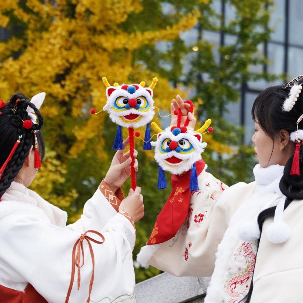 Ręczna Latarnia Ręcznie Robiona Pluszowa Rzemiosło Noworoczne Dekoracja Chiński Zodiak Wąż Chiński Nowy Rok