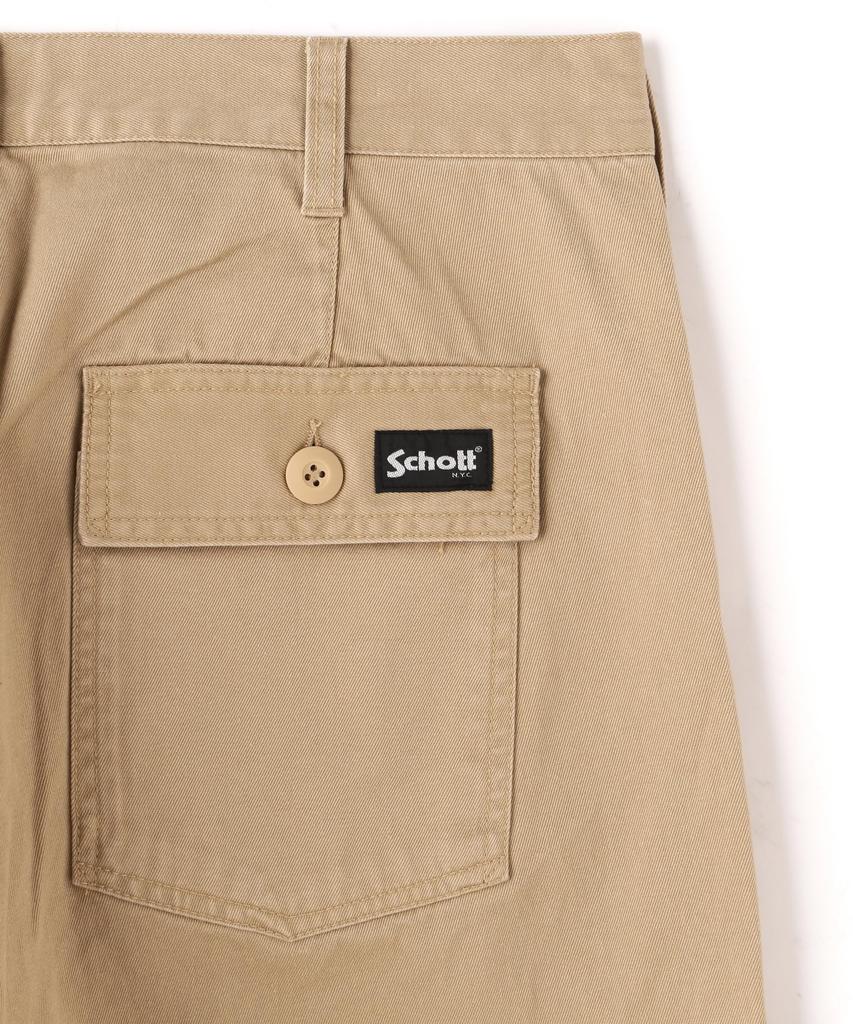 Schott Classic Baker Pants, Men's, Size S (180), Khaki, 782-5910007