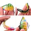 5pcs Sinking Wobbler Set Crankbaits Fishing Kit Artificial Bait Hard Lure Swimbait Pike Wobblers For Bass Fishing Tackle