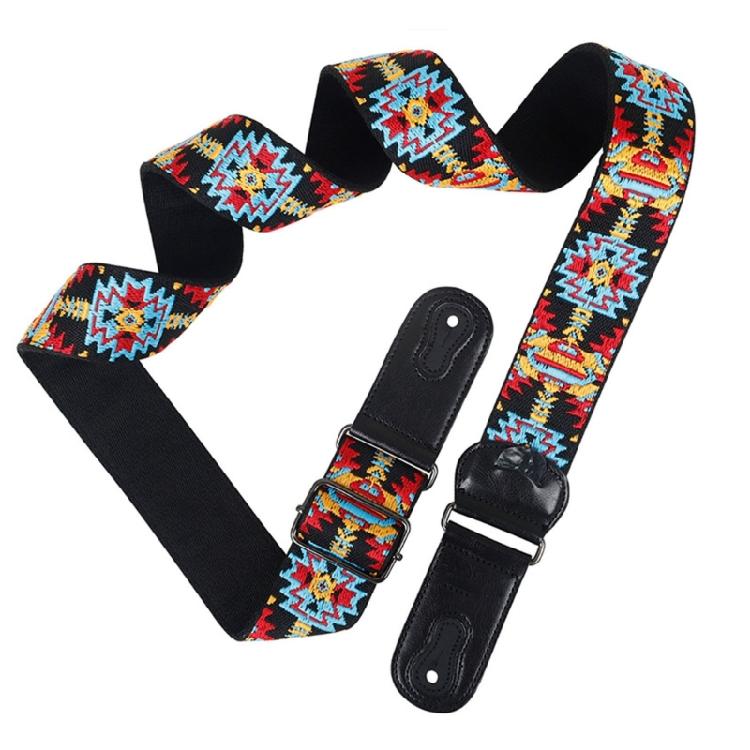 Electric Guitar Strap Adjustable PU Leather Ends Strap Acoustic Guitar Strap