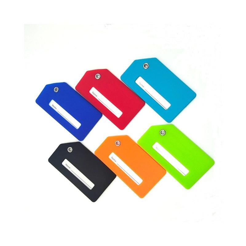 10pcs Silicone Suitcase Markers Durable Luggage Labels with Stainless Steel Loop Easy To Identify