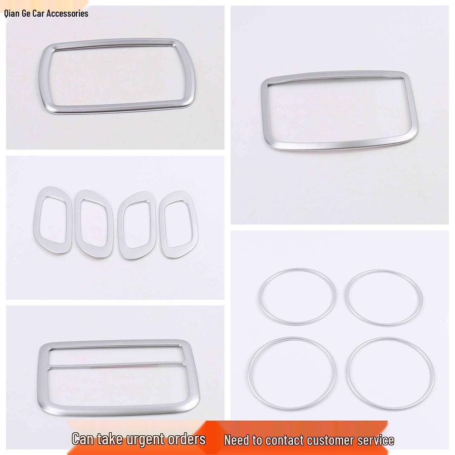 Silver Interior Door Bowl & Speaker Ring for Honda Vezel 2015-2019