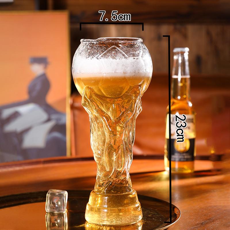 Football Trophy Shaped Beer Cup High Boron Glass Cup As A Fan Present For Football Matches And Parties Decanters For Whiskey