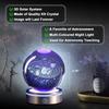 3D Solar System Crystal Ball,Crystal Ball Night Light with LED Base,Dimmable 3.15 inch Planet Model Nightlight for Home Decoration for Kids Husband