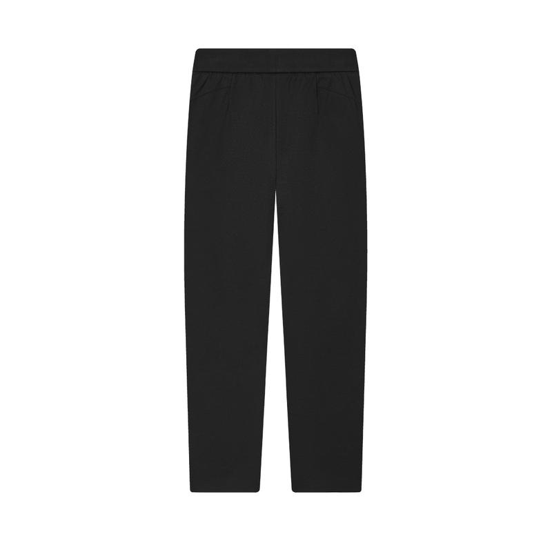 New FILA Knitted Sweatpants Women's Jet Black F11W438608FBK