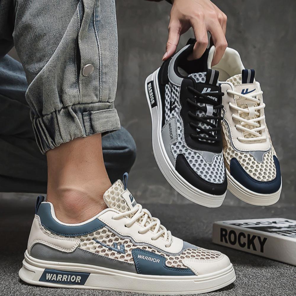 Повседневная обувь Мужская обувь с сетчатыми вставками Дышащие кроссовки для бега — фото 10