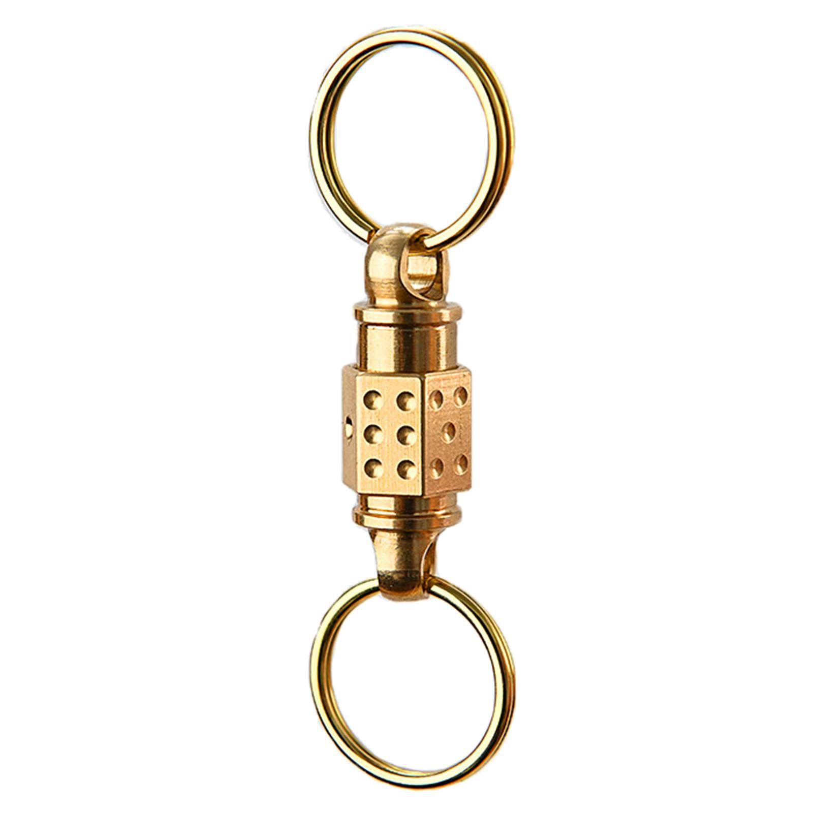 

Quick Release Keychain Double Spring Split Snap Seperate Chain Lock Holder Convenient Accessories Pull Apart Keychain 1