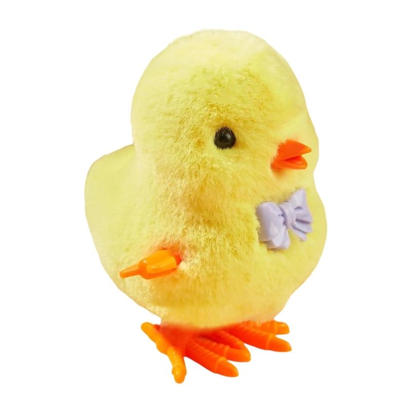 

Easter Day Windup Chicken Toy Plush Chick Toy For Babies Toddler Promotes Physical Activity Exploration Education Toy жёлтый