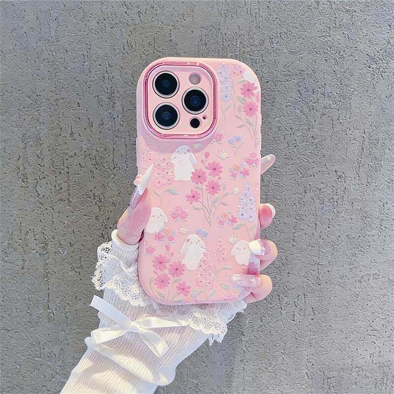 Huahua Rabbit is suitable for Apple 17promax Jinghole Fat Phone Case iPhone new model apple 17promax