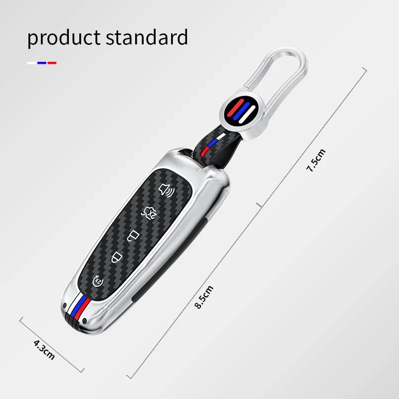 Car Key Case for Lincoln MKS MKT MKX MKZ Navigator Car Key Shell Cover Fob For Ford Escape Focus Taurus Flex Edge Explorer