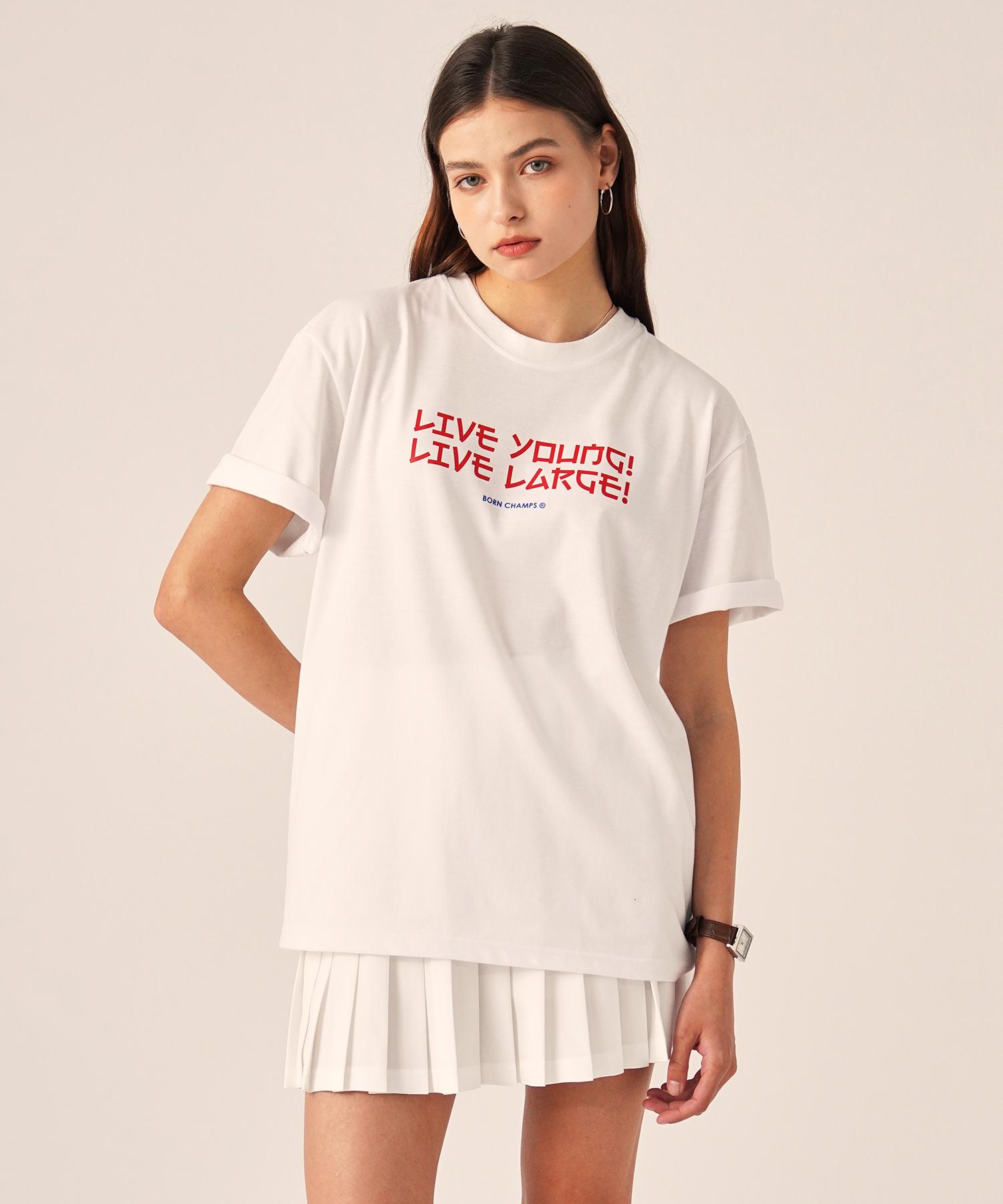 Bonchams Lyll Jp Logo Short Sleeve T-Shirt B24St09Wh White/S