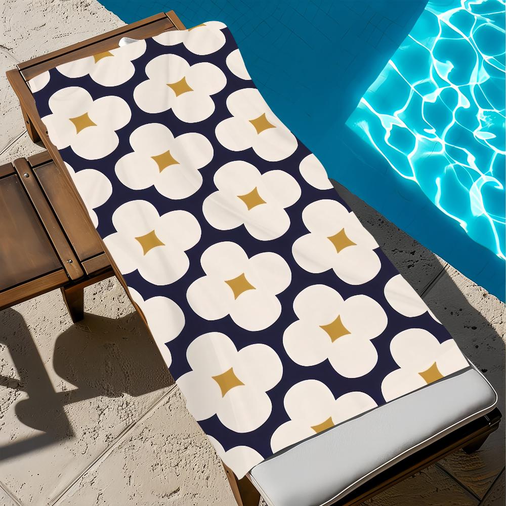 Flower cartoon Towel Beach Quick Dry Soft Pool Towels Gift for Travel Gym Shower Camping sports