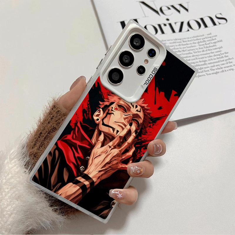 Anime Itadori Yuji JUJUSU Soft Phone Case for Samsung Galaxy S24 S25 FE S26 Edge S23 Ultra S22 Plus S21 + Shockproof Cover Back