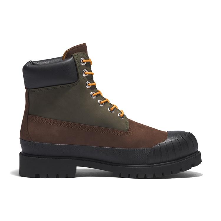 Timberland Premium 6 Inch Rubber-Toe Boot 'Dark Brown' Men's A2FXF931