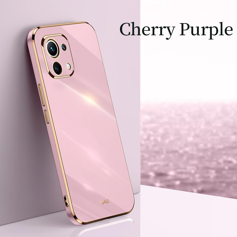 Plating Frame Phone Case On For Xiaomi Mi 11 Lite 5g NE Xiaomi11 4g 11lite 11i Mi11 I Luxury Soft Silicone Back Cover