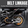 1/12 Scale BMW HP4 Motorcycle Model Car Toy Alloy Diecast Light Music Shock Absorption Motor Miniature Models Kids Birthday Gifts